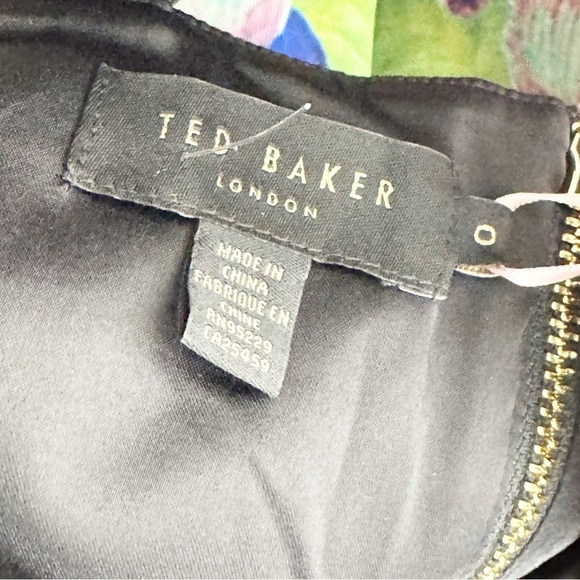 'NWT Ted Baker London Deony' Buckle Strap Sheath Dress size 0 - Picture 4 of 6